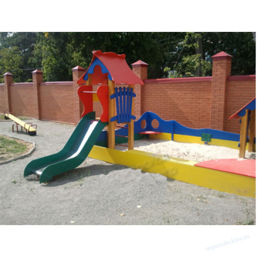 Игровой комплекс с мега песочницей Клуб веселья, фото 2