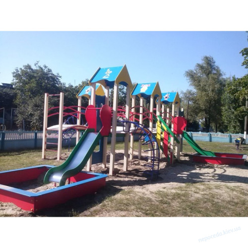 Игровой комплекс "Крепость друзей" для улицы, фото 5