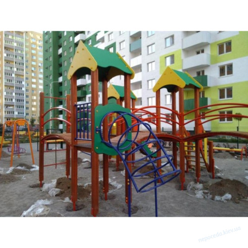 Игровой комплекс "Крепость друзей" для улицы, фото 4