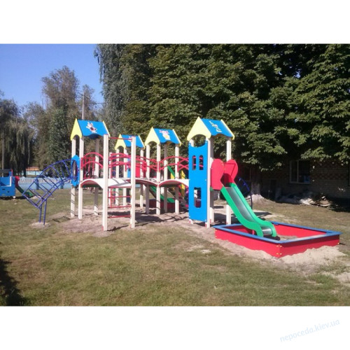 Игровой комплекс "Крепость друзей" для улицы, фото 3