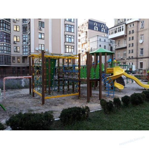 Игровой детский комплекс "Джунгли" для улицы, фото 4