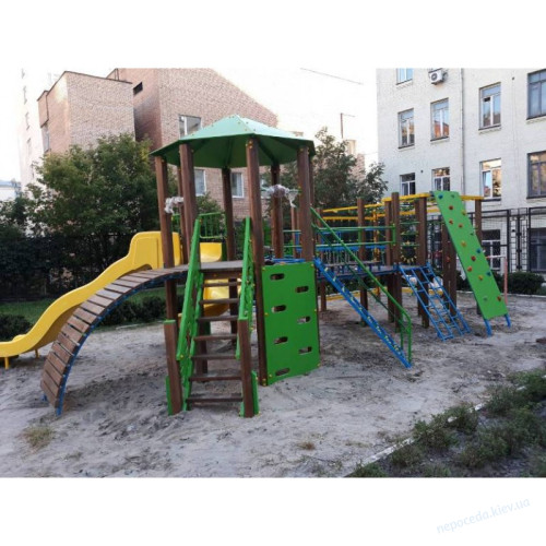 Игровой детский комплекс "Джунгли" для улицы, фото 2