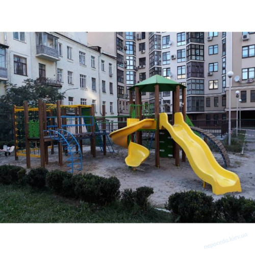 Игровой детский комплекс "Джунгли" для улицы, фото 3