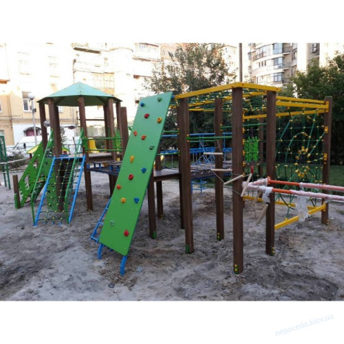 Игровой детский комплекс "Джунгли" для улицы, фото 1
