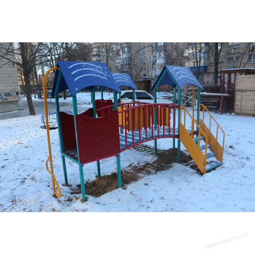 Детский комплекс "Нежность" 2 башенный, фото 6
