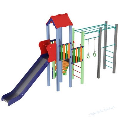 Детский комплекс Котик горки 1,8 м