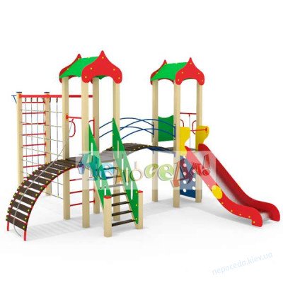 Игровой спортивный комплекс детский Умка двухбашенный