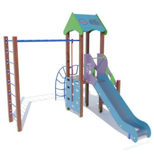 Комплекс спортивно игровой "Однобашенный с рукоходом", фото 1