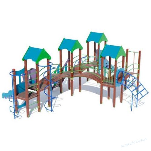 Игровой комплекс "Крепость друзей" для улицы, фото 1