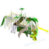 Игровой детский комплекс "Джунгли" для улицы