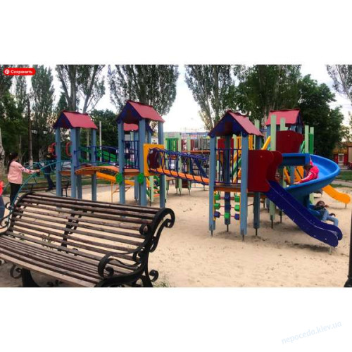 Уличный детский комплекс "Крепость" на детскую площадку , фото 4