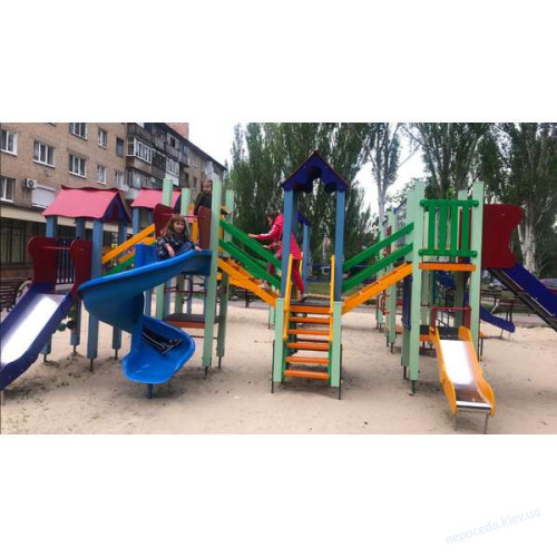 Уличный детский комплекс "Крепость" на детскую площадку , фото 2