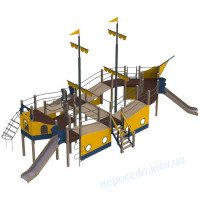 Дитячий комплекс у вигляді корабля Палада на майданчик