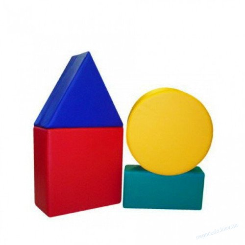Детский мягкий модульный конструктор, 4 эл., фото 3