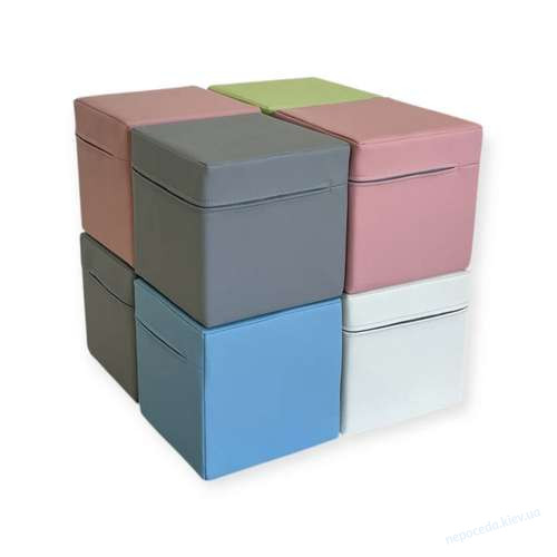 Мягкий модульный конструктор для детей Кубы 20 (20×20×20 см, 8 деталей), фото 2