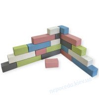 Мягкий модульный конструктор Стена (21 деталь)