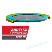 Вбудований наземний батут FlatGround Sports Champion Green 380