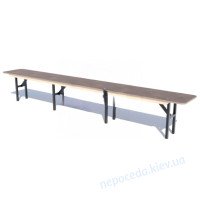 Лавка спортивная 2,25м длинная для спортивного зала в школу