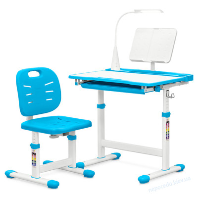 Комплект дитячих меблів стіл та стул Evo-Kids Evo-17 Ergo для дома