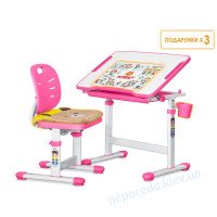 Детский комплект парта и стул Evo-kids Evo-06 Ergo девочке