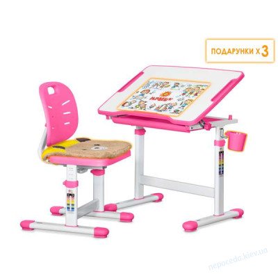 Детский комплект парта и стул Evo-kids Evo-06 Ergo девочке