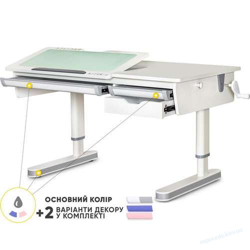 Дитячий стіл Montreal 2 Multicolor Lite сірий