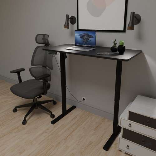 Стол с электрорегулировкой высоты PowerDesk Lite Antique, фото 2