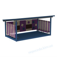 ​​​​​​​Теневой Навес Garden Play для детского сада уличный со скамейками