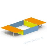 Дитяча пісочниця 125х125см з кришкою