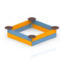 Песочница с сиденьями малая 130 см на площадку