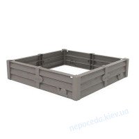 Песочница-грядка 2в1 76х76 см детская пластиковая уличная