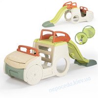 Ігровий центр Smoby Автомобіль мандрівника з гіркою та пісочницею