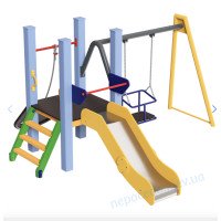 Игровой Детский комплекс Spider Kid высота от 0,6м на улицу