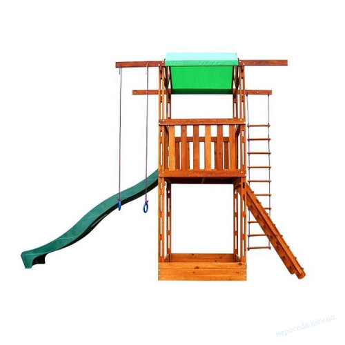 Игровая детская площадка для дачи (башня с горкой), фото 4
