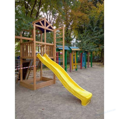 Игровой комплекс для дачи Babyland-6 из дерева, фото 9
