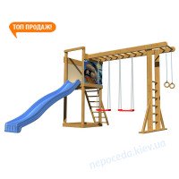 Спортивно игровая площадка "Юнга" деревянная для улицы