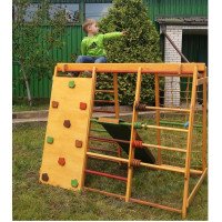 Детский комплекс игровой из дерева для улицы Малыш 150х180см