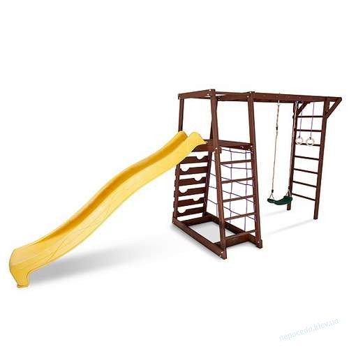 Дитячий комплекс вуличний деревʼяний SportBaby-26 спортивно ігровий, фото 2