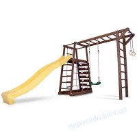 Дитячий комплекс вуличний деревʼяний SportBaby-26 спортивно ігровий