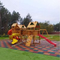 Детская площадка "Непоседа Мега" с горкой труба Большая современная