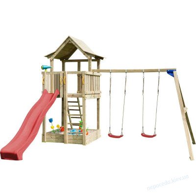 Детская площадка PAGODA + SWING деревянная