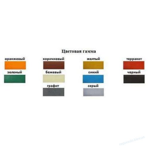 Резиновая плитка 500×500 мм толщина 40 мм покрытие для детской площадки, фото 1