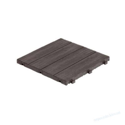 Покриття для підлоги декоративне Multy Home Woodgrain коричневий 30х30см уп.6 шт.