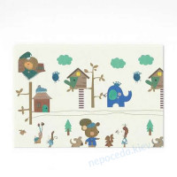 Детский двухсторонний игровой коврик Avko 180x200см