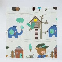 Дитячий двухсторонній ігровий килимок Avko 120x120см