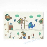 Детский двухсторонний игровой коврик Avko 180x200см