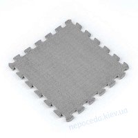 Мягкий плюшевый пол-пазл 30*30*1cm (D) серый 