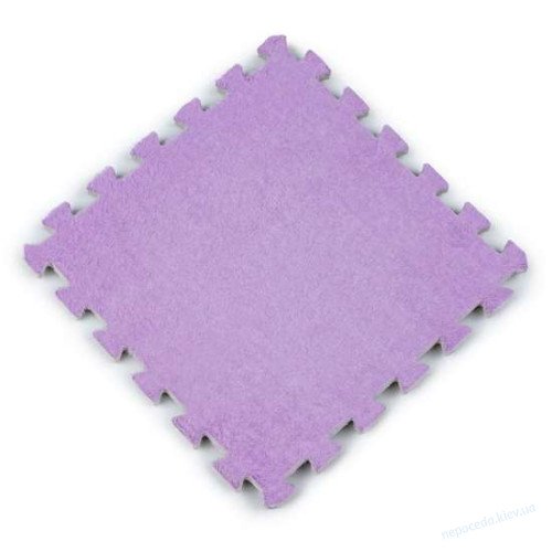 Плюшевый пол-пазл мягкий 60*60*1cm (D) фиолетовый
