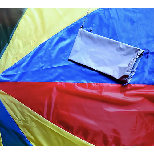 Парашут великий 3м дитячий HEGA з методичним посібником, фото 1