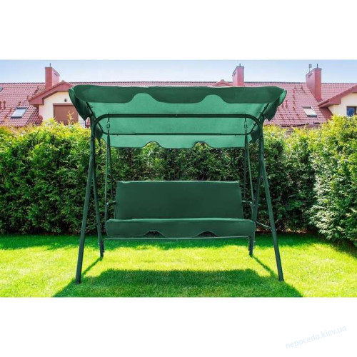Садовая качеля Just Garden Relax трехместная (зеленая), фото 5